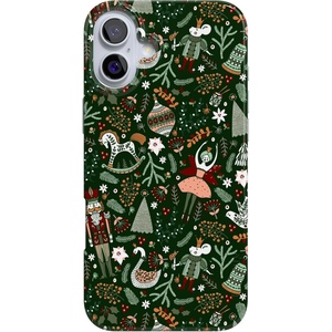 image:imageCasely iPhone 16 Plus Case  Blush Garden  Floral Doodle  Compatible with MagSafe  Classic Ultra Thin DesignSugar Plum Fairy  Winter Wonderland