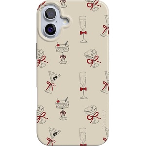 image:imageCasely iPhone 16 Plus Case  Blush Garden  Floral Doodle  Compatible with MagSafe  Classic Ultra Thin DesignTini  Kitty and Vibe Holiday