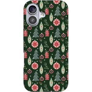 image:imageCasely iPhone 16 Plus Case  Blush Garden  Floral Doodle  Compatible with MagSafe  Classic Ultra Thin DesignTinsel Town  Christmas Ornament