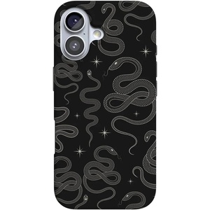 image:imageCasely iPhone 16 Plus Case  Blush Garden  Floral Doodle  Compatible with MagSafe  Classic Ultra Thin DesignWere Ready For It  Black Serpent