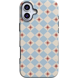 image:imageCasely iPhone 16 Plus Case  Chelsea Checker  Starlight Tiles  Bold Protective Design  Compatible with MagSafe