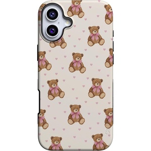 image:imageCasely iPhone 16 Plus Case  Cuddle Up  Teddy Bear  Bold Protective Design  MagSafe Compatible Design