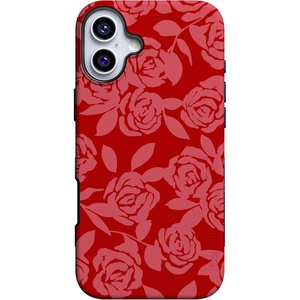 image:imageCasely iPhone 16 Plus Case  Final Rose  Red amp Pink Floral  Bold Protective Design  MagSafe Compatible Design