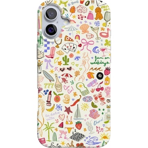 image:imageCasely iPhone 16 Plus Case  Into the Wild  White Snow Leopard  Compatible with MagSafe  Classic Ultra Slim DesignAll the Fun Things  Fun on Weekdays