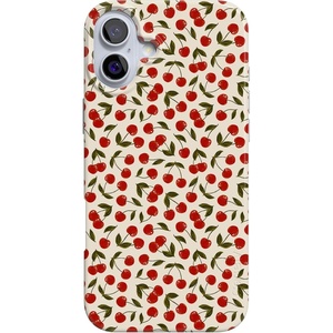 image:imageCasely iPhone 16 Plus Case  Into the Wild  White Snow Leopard  Compatible with MagSafe  Classic Ultra Slim DesignCherry on Top  Red Cherries