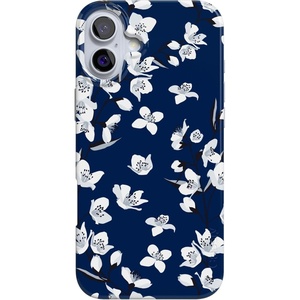 image:imageCasely iPhone 16 Plus Case  Into the Wild  White Snow Leopard  Compatible with MagSafe  Classic Ultra Slim DesignFloral Forest  Navy Cherry Blossom Floral