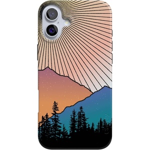 image:imageCasely iPhone 16 Plus Case  Into the Wild  White Snow Leopard  Compatible with MagSafe  Classic Ultra Slim DesignGolden Hour  Mountain Sunset