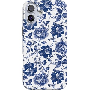 image:imageCasely iPhone 16 Plus Case  Into the Wild  White Snow Leopard  Compatible with MagSafe  Classic Ultra Slim DesignRose to Fame  Blue  White Floral
