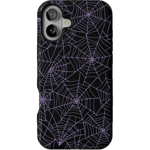 image:imageCasely iPhone 16 Plus Case  Midnight Web  Spider Web  Bold Protective Design  Compatible with MagSafe