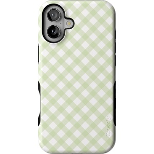 image:imageCasely iPhone 16 Plus Case  Mint Lattice  Sunday Best  Bold Protective Design  Compatible with MagSafe