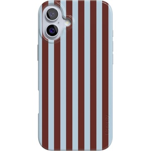 image:imageCasely iPhone 16 Plus Case  Sunday in Brooklyn  Chocolate Blue Stripes  Compatible with MagSafe  Classic Ultra Thin Design