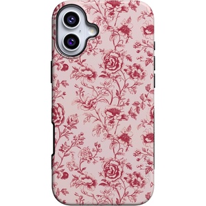 image:imageCasely iPhone 16 Plus Case  Vintage Belle  Floral Toile  Bold Protective Design  MagSafe Compatible Design