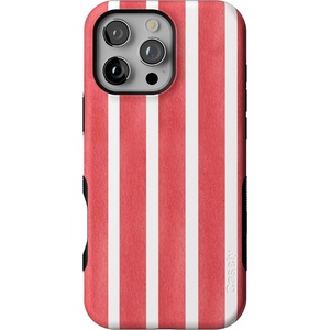image:imageCasely iPhone 16 Pro Case  Islander  Love Island  Bold Protective Design  Compatible with MagSafeEast Coast Summer  Red Stripes