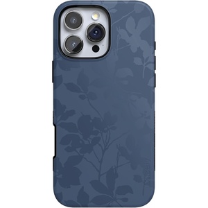 image:imageCasely iPhone 16 Pro Case  Twilight Flora  Moody Monochrome  Bold Protective Design  Compatible with MagSafe