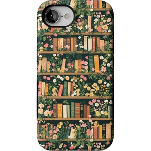 image:imageCasely iPhone 16e Case  All The Fun Things  Fun on Weekdays  Bold Protective Design  Compatible with MagSafeBook Nook  Floral Library