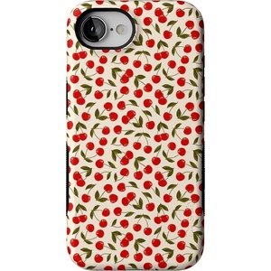 image:imageCasely iPhone 16e Case  All The Fun Things  Fun on Weekdays  Bold Protective Design  Compatible with MagSafeCherry on Top  Red Cherries