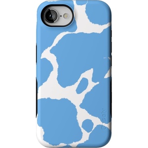 image:imageCasely iPhone 16e Case  All The Fun Things  Fun on Weekdays  Bold Protective Design  Compatible with MagSafeCurrent MOOd  Light Blue Cow Print