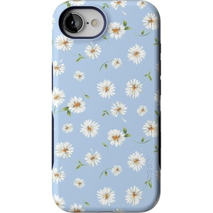 image:imageCasely iPhone 16e Case  All The Fun Things  Fun on Weekdays  Bold Protective Design  Compatible with MagSafeDaisy Daydream  Baby Blue Floral