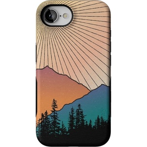 image:imageCasely iPhone 16e Case  All The Fun Things  Fun on Weekdays  Bold Protective Design  Compatible with MagSafeGolden Hour  Mountain Sunset