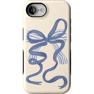 image:imageCasely iPhone 16e Case  All The Fun Things  Fun on Weekdays  Bold Protective Design  Compatible with MagSafeHeartstrings  Blue Bow
