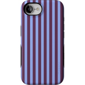 image:imageCasely iPhone 16e Case  All The Fun Things  Fun on Weekdays  Bold Protective Design  Compatible with MagSafePerfect Stripes  Purple  Blue Stripes