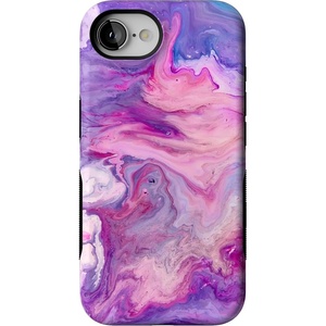 image:imageCasely iPhone 16e Case  All The Fun Things  Fun on Weekdays  Bold Protective Design  Compatible with MagSafeTie Dying Over You  Purple Marble