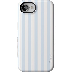 image:imageCasely iPhone 16e Case  Blue Stripes  Sunday Best  Bold Protective Design  Compatible with MagSafe
