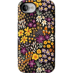 image:imageCasely iPhone 16e Case  Falling for You  Plum Floral  Bold Protective Design  Compatible with MagSafe