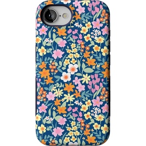 image:imageCasely iPhone 16e Case  Full Bloom  Navy Floral  Bold Protective Design  Compatible with MagSafe