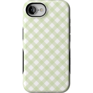 image:imageCasely iPhone 16e Case  Mint Lattice  Sunday Best  Bold Protective Design  Compatible with MagSafe