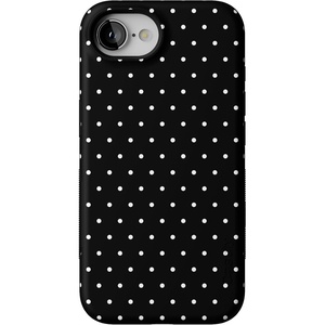 image:imageCasely iPhone 16e Case  On the Dot  Black Polka Dot  Bold Protective Design  Compatible with MagSafe