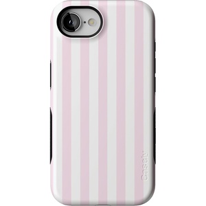 image:imageCasely iPhone 16e Case  Pink Stripes  Sunday Best  Bold Protective Design  Compatible with MagSafe