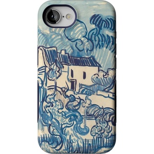 image:imageCasely iPhone 16e Case  Ride The Wave  Pastel Rainbow Lined  Bold Protective Design  Compatible with MagSafeVan Gogh  Landscape With Houses