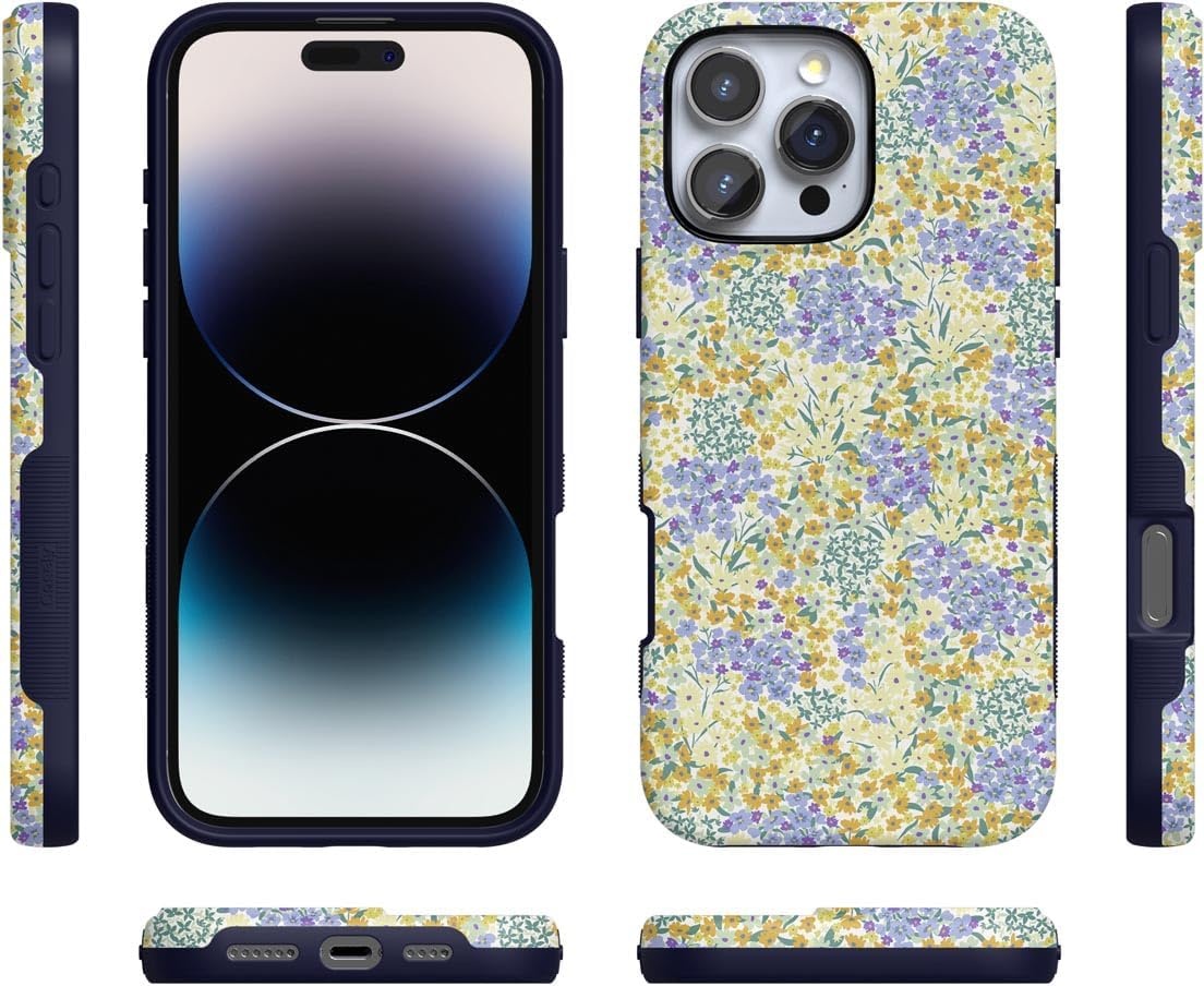 image:imageCasely iPhone 16 Pro Max Case  Lost in Spots  Cheetah Print  Bold Protective Design  Compatible with MagSafeDream Garden  Cottagecore