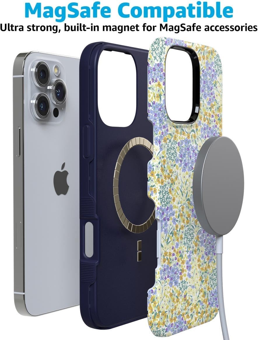image:imageCasely iPhone 16 Pro Max Case  Lost in Spots  Cheetah Print  Bold Protective Design  Compatible with MagSafeDream Garden  Cottagecore