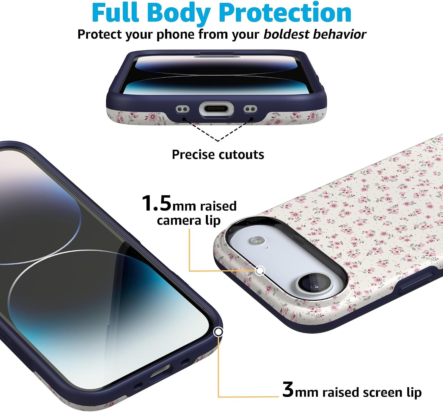 image:imageCasely iPhone 17 Air Case  Cottage Charm  Cottagecore  Bold Protective Design  Compatible with MagSafe