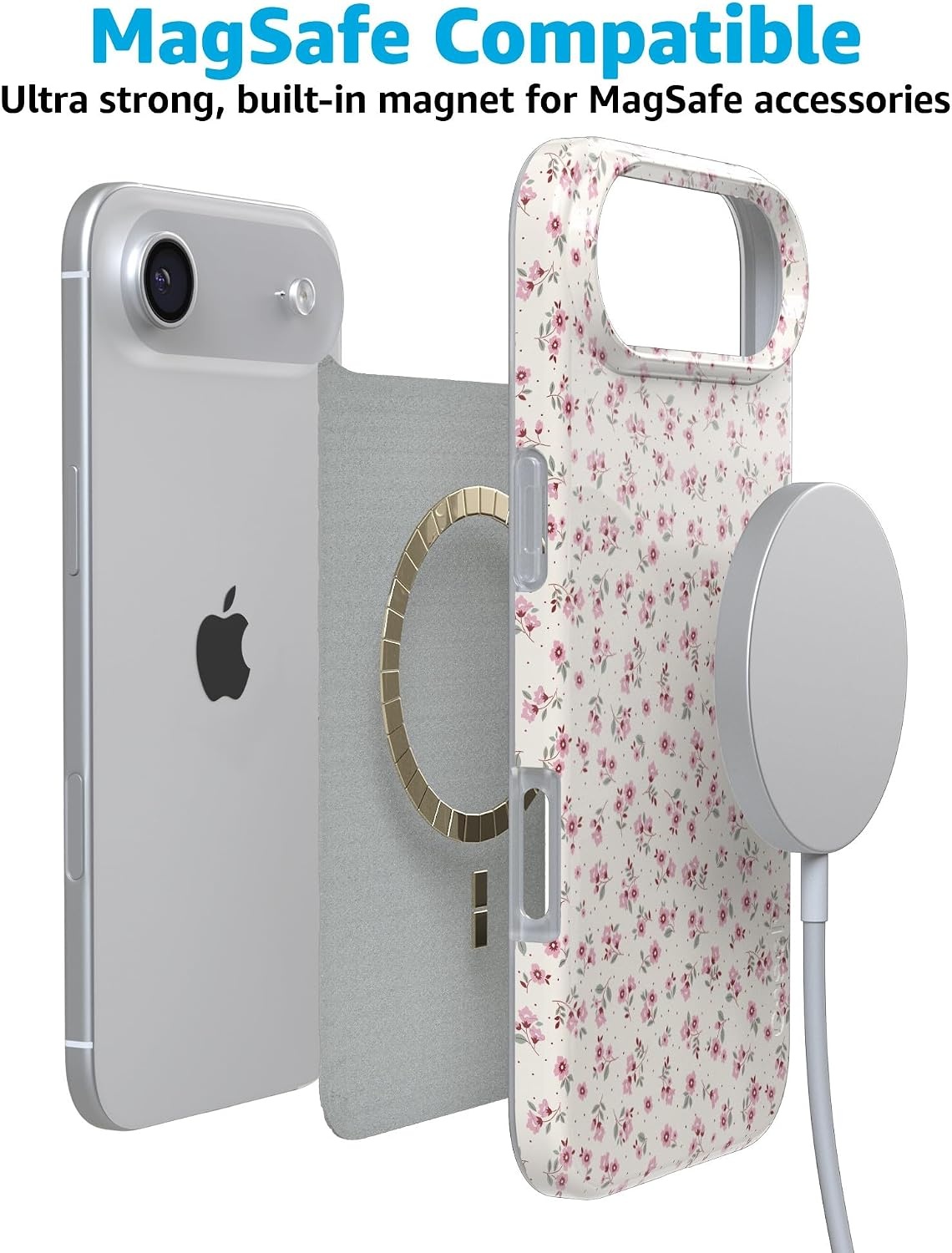 image:imageCasely iPhone 17 Air Case  Cottage Charm  Cottagecore  Compatible with MagSafe  Classic Ultra Slim Design