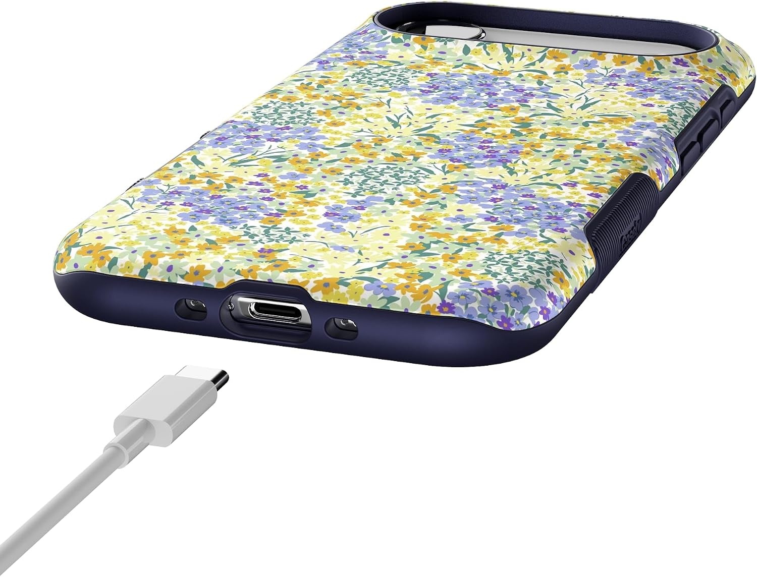 image:imageCasely iPhone 17 Air Case  Reality Check  Periwinkle  Bold Protective Design  Compatible with MagSafeDream Garden  Cottagecore