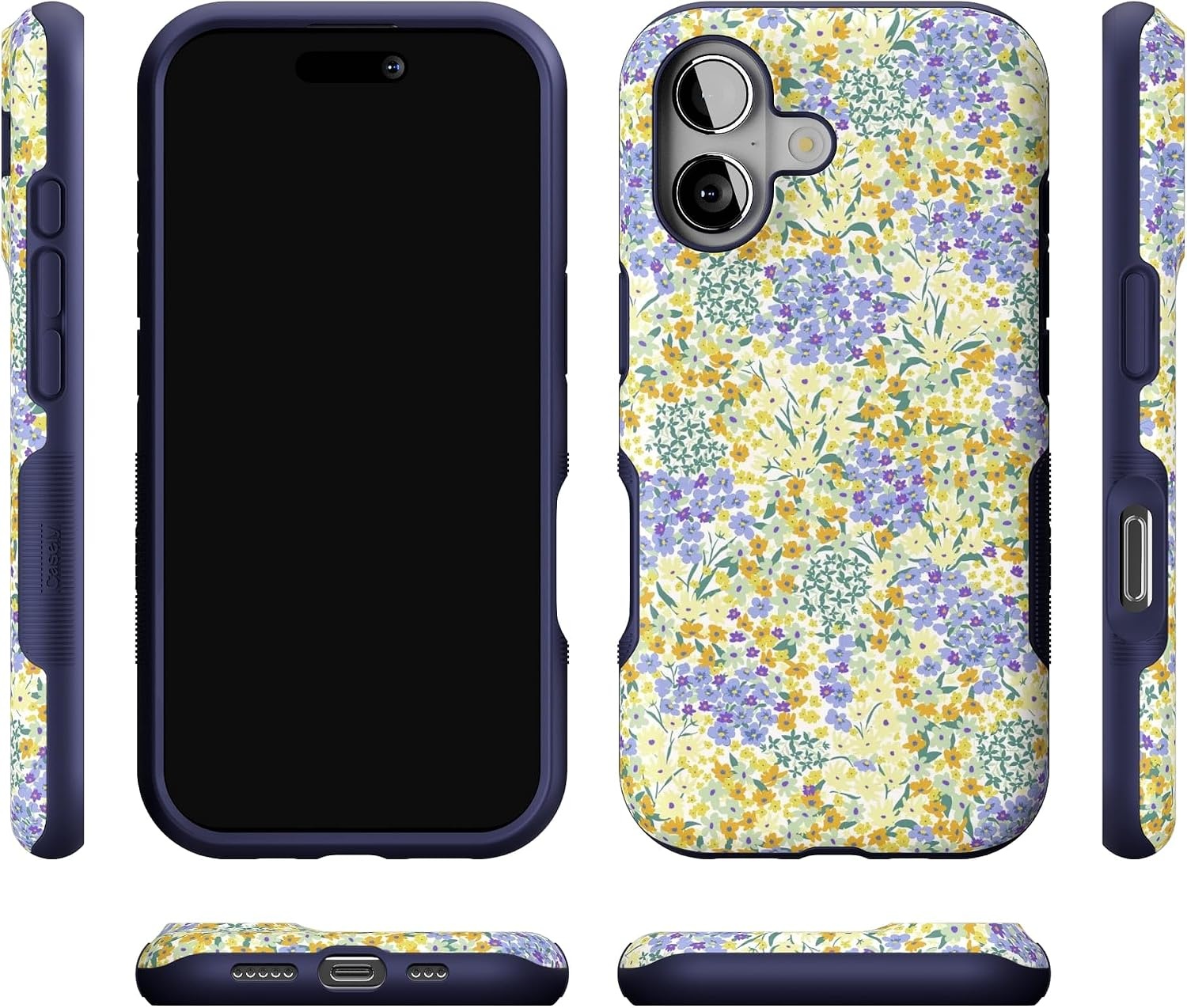 image:imageCasely iPhone 17 Case  Shell Shocked  Tortoise Print  Bold Protective Design  Compatible with MagSafeDream Garden  Cottagecore