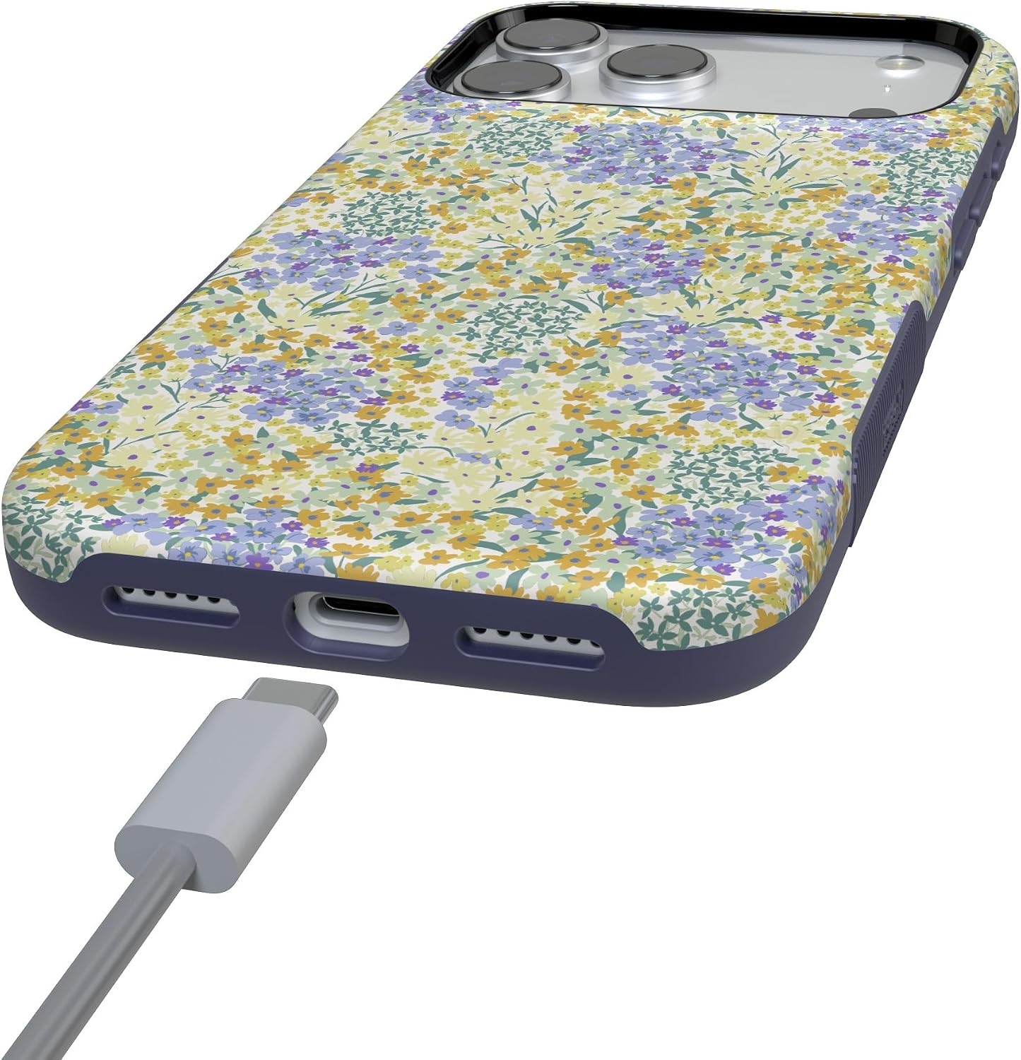 image:imageCasely iPhone 17 Pro Case  Extra Dirty Please  Fun on Weekdays  Bold Protective Design  Compatible with MagSafeDream Garden  Cottagecore