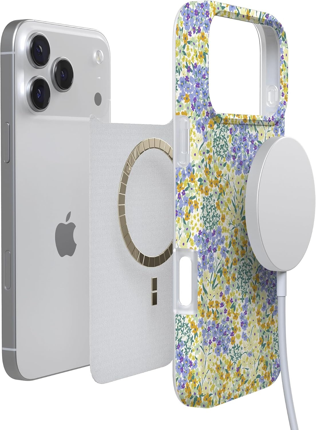 image:imageCasely iPhone 17 Pro Max Case  Daisy Daydream  Baby Blue Floral  Compatible with MagSafe  Classic Ultra Slim DesignDream Garden  Cottagecore