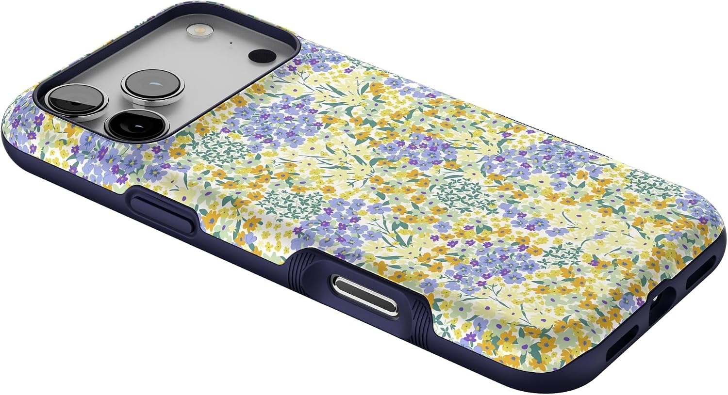 image:imageCasely iPhone 17 Pro Max Case  Reality Check  Periwinkle  Bold Protective Design  Compatible with MagSafeDream Garden  Cottagecore