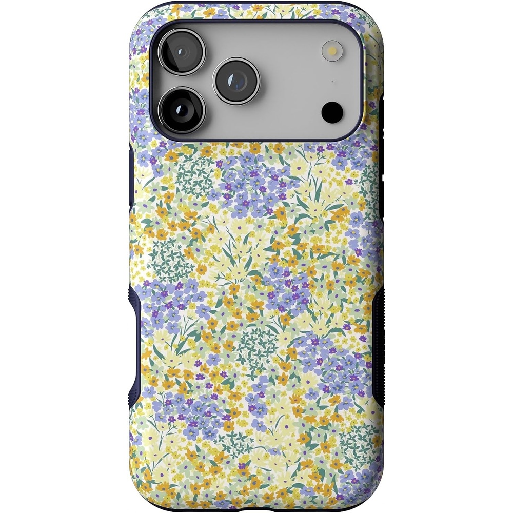 image:imageCasely iPhone 17 Pro Max Case  Reality Check  Periwinkle  Bold Protective Design  Compatible with MagSafeDream Garden  Cottagecore