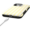 image:imageCasely iPhone 16 Pro Case  Butter Yellow Stripes  Sunday Best  Bold Protective Design  Compatible with MagSafe