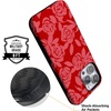 image:imageCasely iPhone 16 Pro Case  Final Rose  Red amp Pink Floral  Bold Protective Design  MagSafe Compatible Design