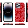 image:imageCasely iPhone 16 Pro Case  Final Rose  Red amp Pink Floral  Bold Protective Design  MagSafe Compatible Design