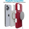image:imageCasely iPhone 16 Pro Case  On the Dot  Maroon Polka Dot  Compatible with MagSafe  Classic Ultra Slim Design
