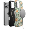 image:imageCasely iPhone 16 Pro Case  Pumpkin Patch  Green Vines  Bold Protective Design  MagSafe Compatible Design