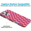 image:imageCasely iPhone 16 Pro Case  Veneta Tapestry  Grateful Dead Tie Dye  Classic Ultra Slim DesignVibe Check  Pink Checkerboard