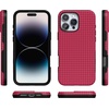 image:imageCasely iPhone 16 Pro Max Case  Best Dressed  Red Houndstooth  Bold Protective Design  MagSafe Compatible Design